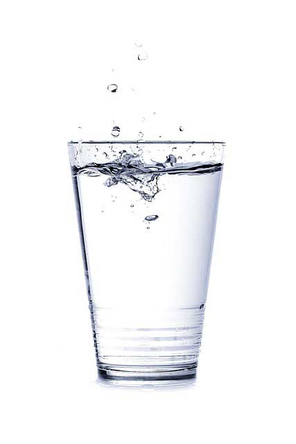 Glass of water